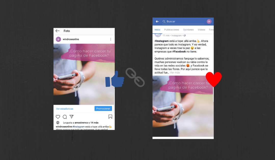 ¿Cómo conectar correctamente Instagram con Facebook?