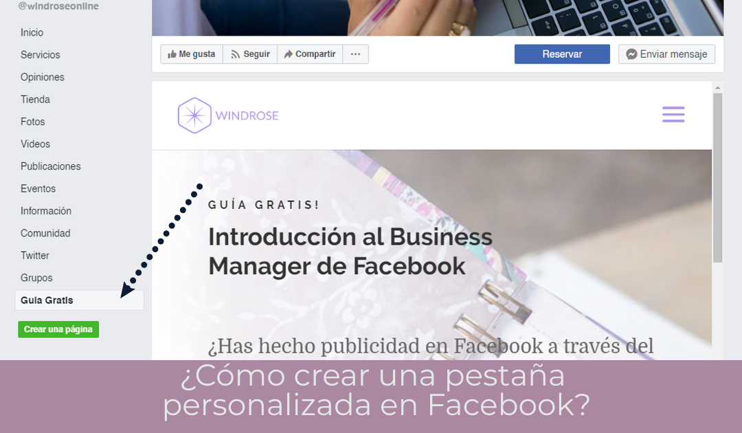 pestaña personalizada facebook